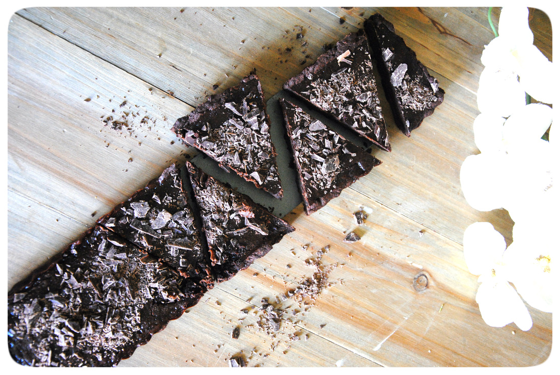 Tarte ultra chocolat - Moule rectangulaire de chez Alice Délice - Creme de  sucre
